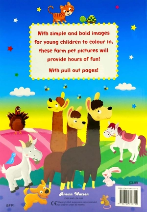 bumper farm pets colouring
