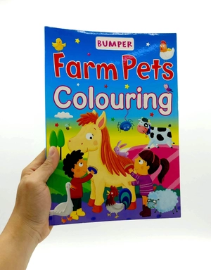 bumper farm pets colouring