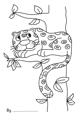 bumper jungle colouring