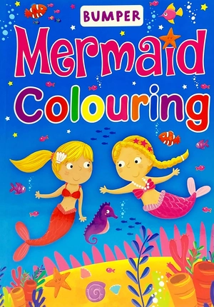 bumper mermaid colouring