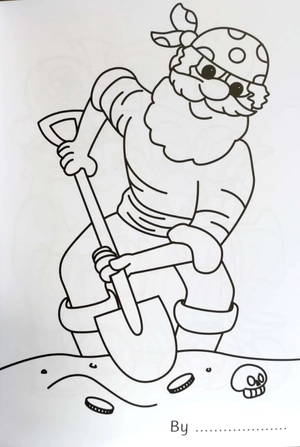 bumper pirate colouring