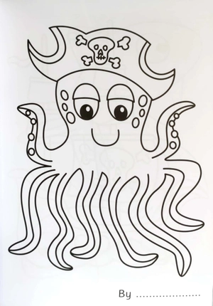 bumper pirate colouring