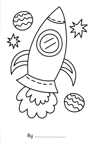 bumper space colouring