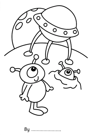 bumper space colouring