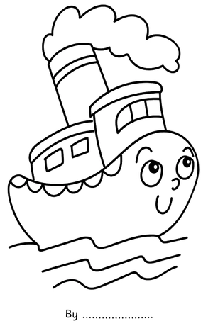 bumper things that go coloring