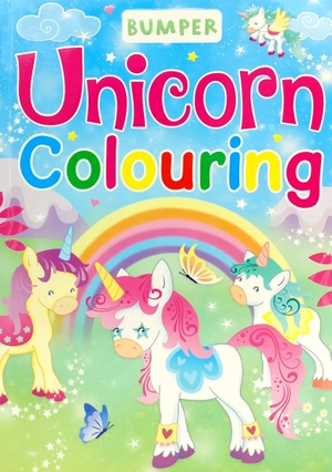 bumper unicorn colouring