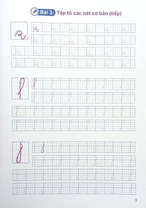 bước đầu học viết - tập tô chữ (dành cho bé từ 3-6 tuổi)