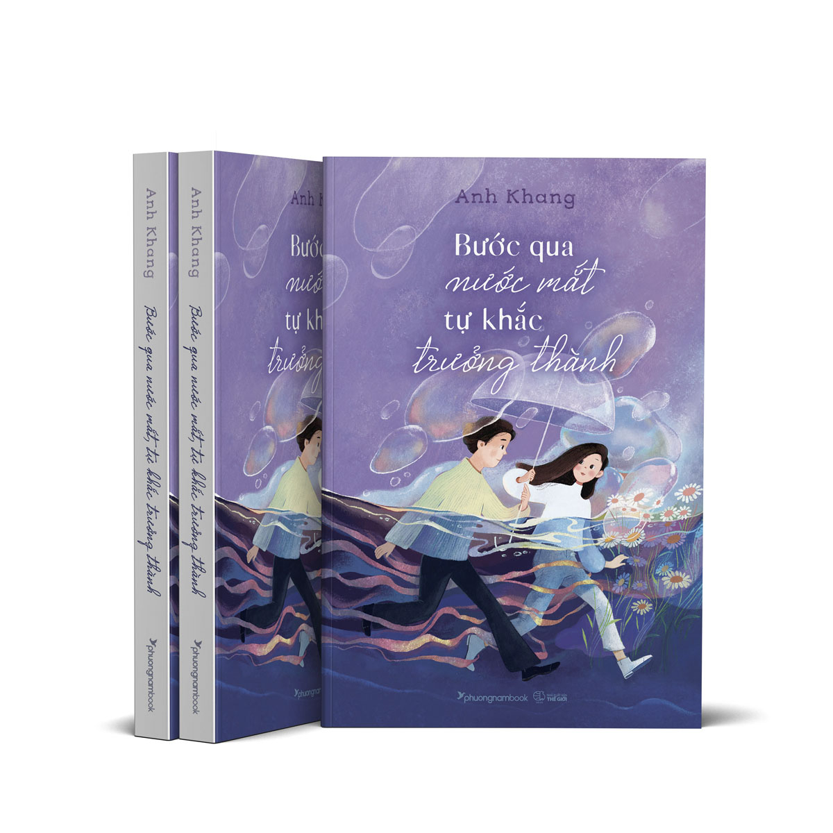 bước qua nước mắt, tự khắc trưởng thành - tặng kèm chữ ký tác giả + postcard