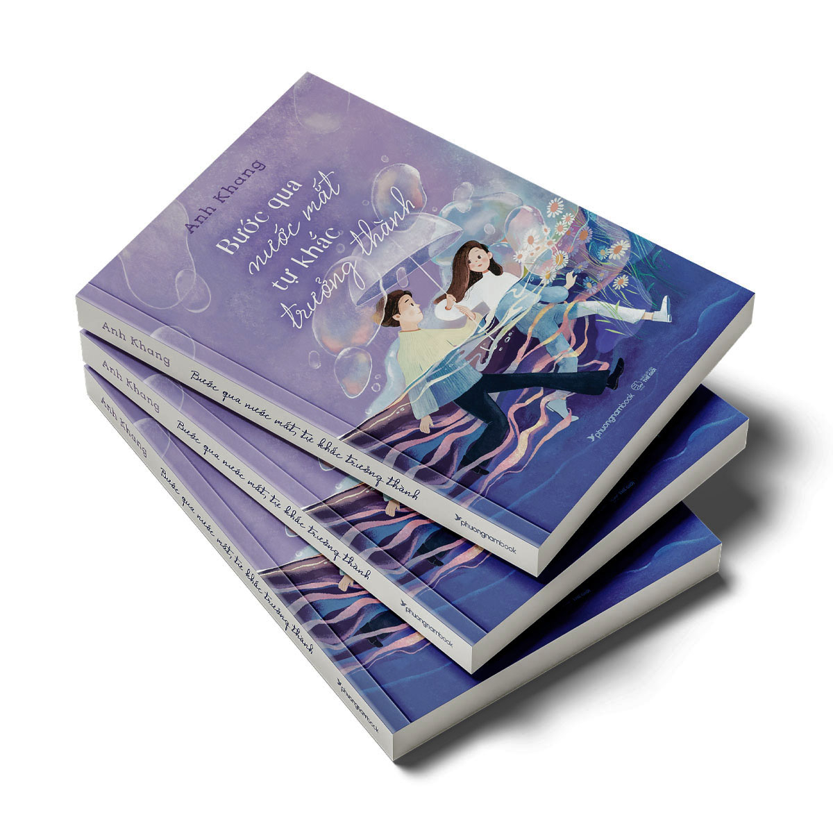 bước qua nước mắt, tự khắc trưởng thành - tặng kèm chữ ký tác giả + postcard