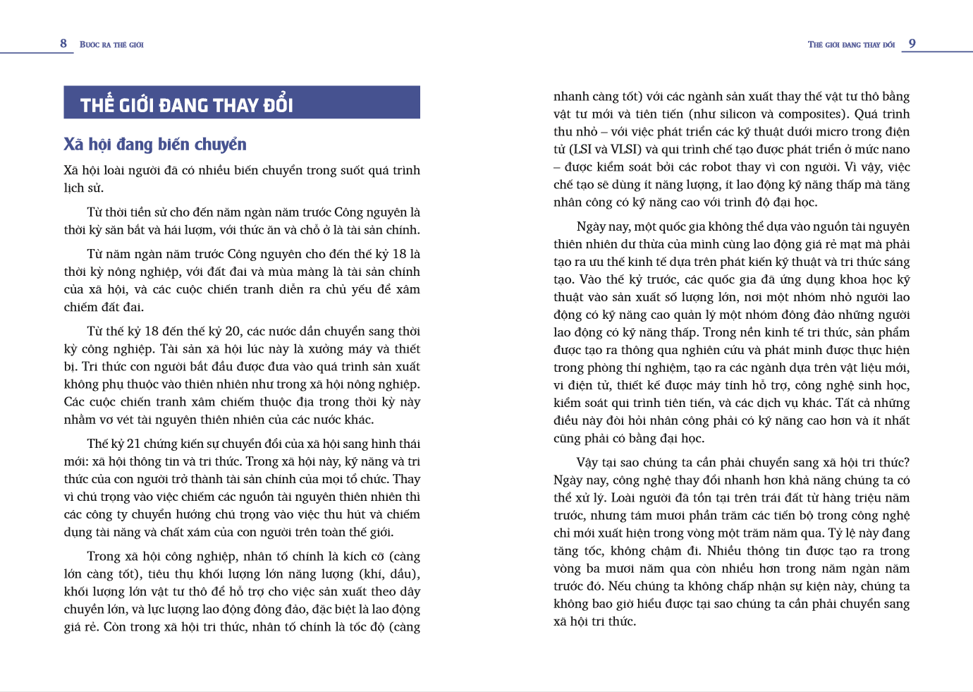 bước ra thế giới