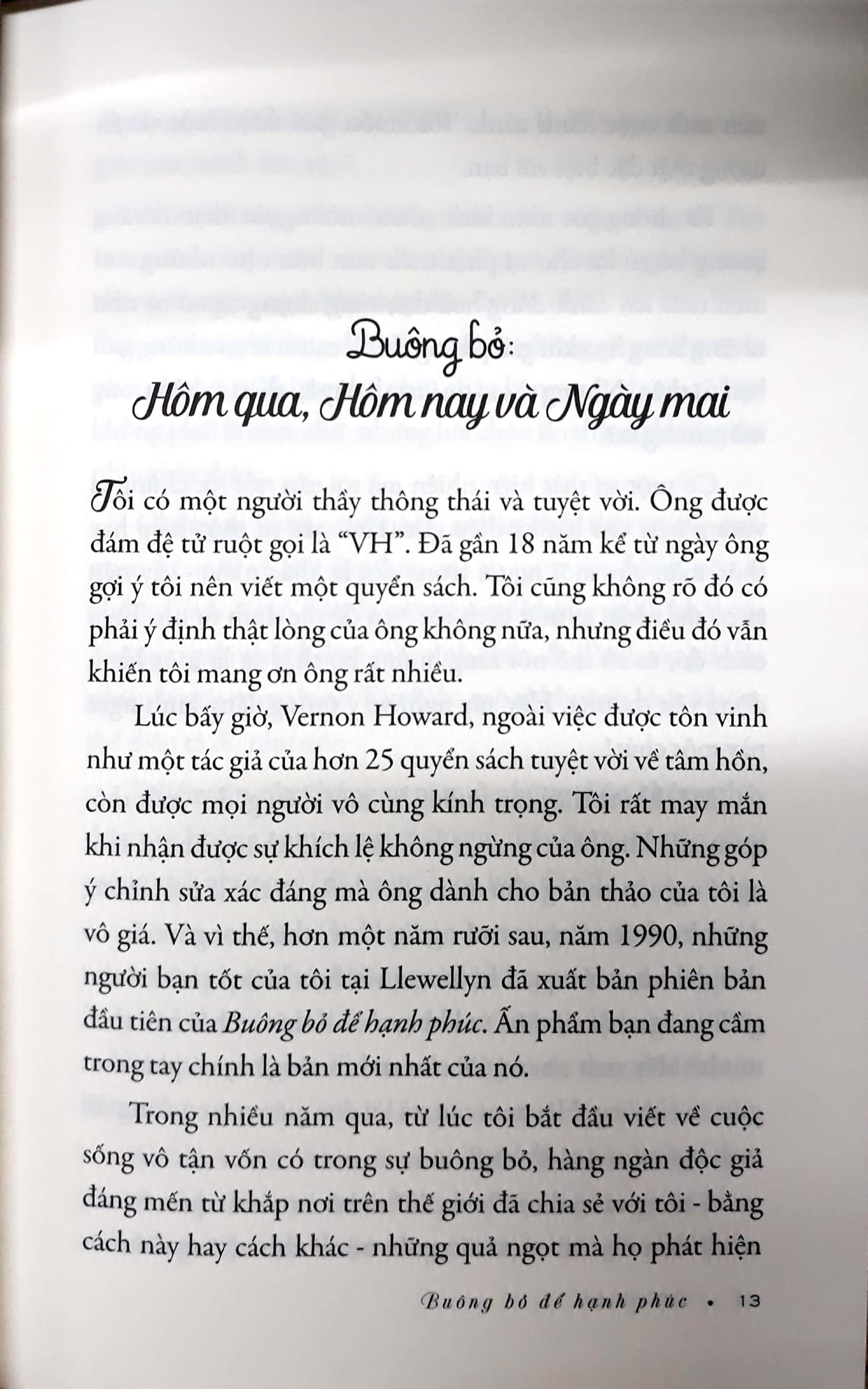buông bỏ để hạnh phúc