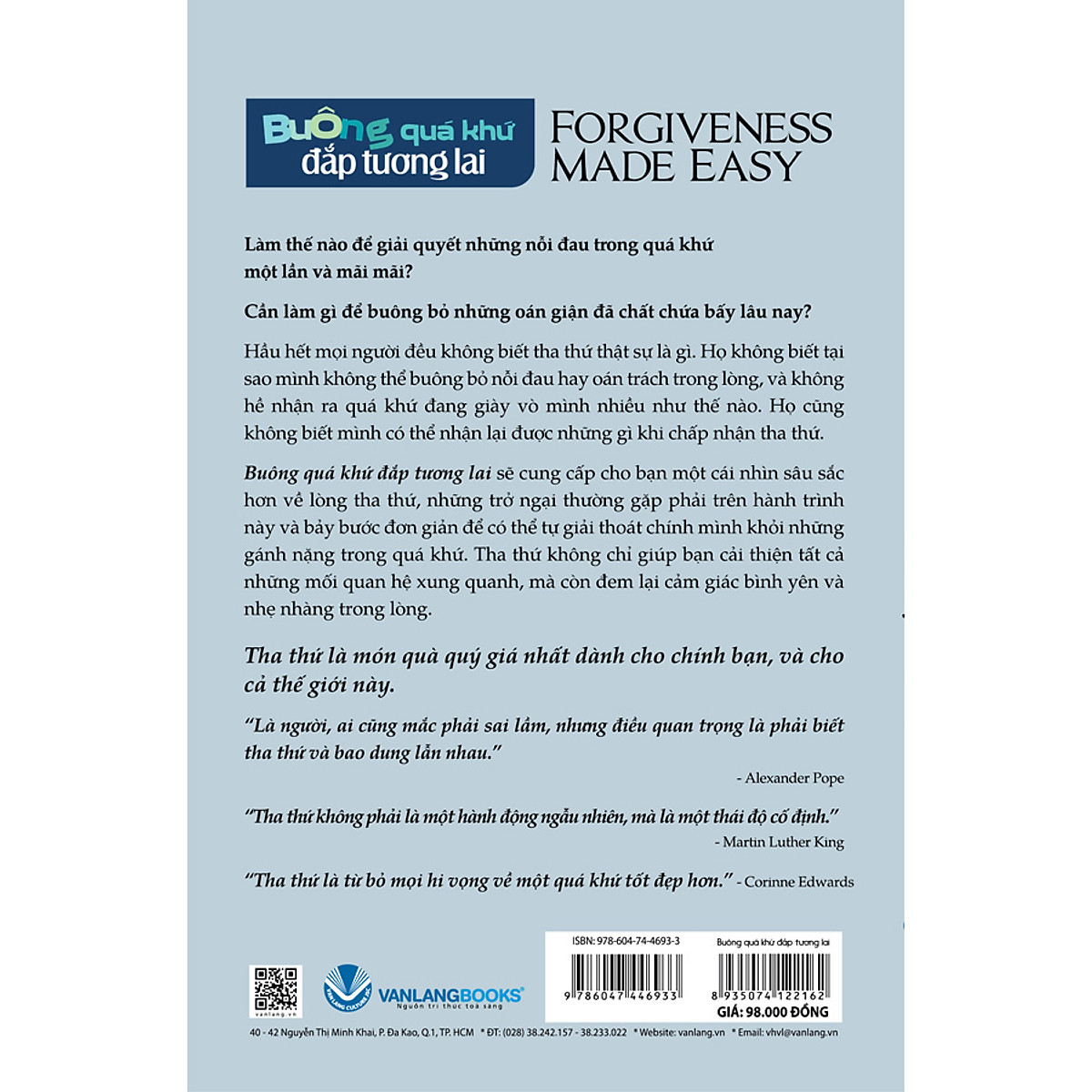 buông quá khứ đắp tương lai