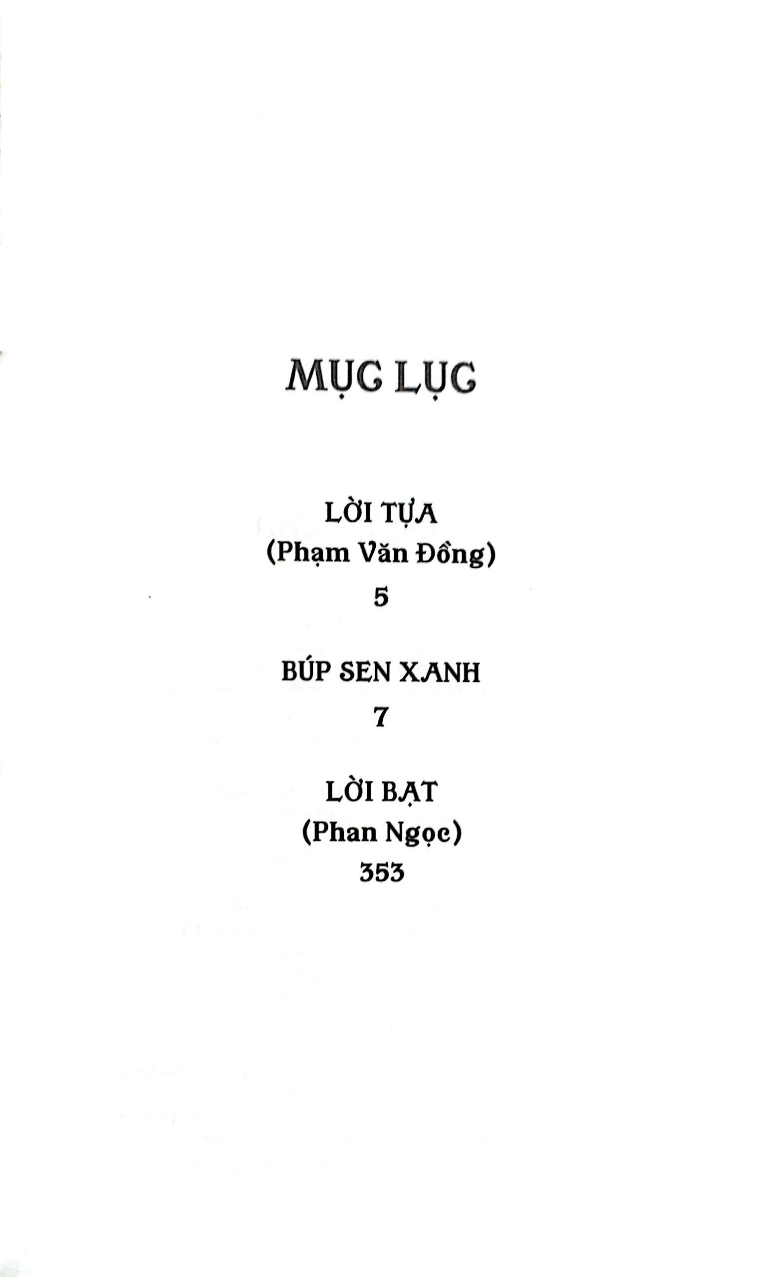 búp sen xanh (tái bản 2020)