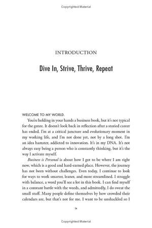 business is personal: the truth about what it takes to be successful while staying true to yourself