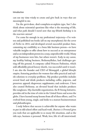 business is personal: the truth about what it takes to be successful while staying true to yourself
