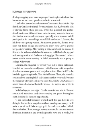 business is personal: the truth about what it takes to be successful while staying true to yourself