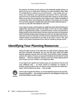 business plans for dummies 3rd edition