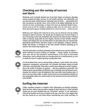 business plans for dummies 3rd edition