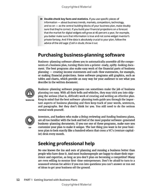 business plans for dummies 3rd edition