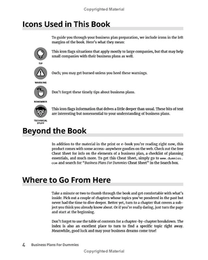 business plans for dummies 3rd edition