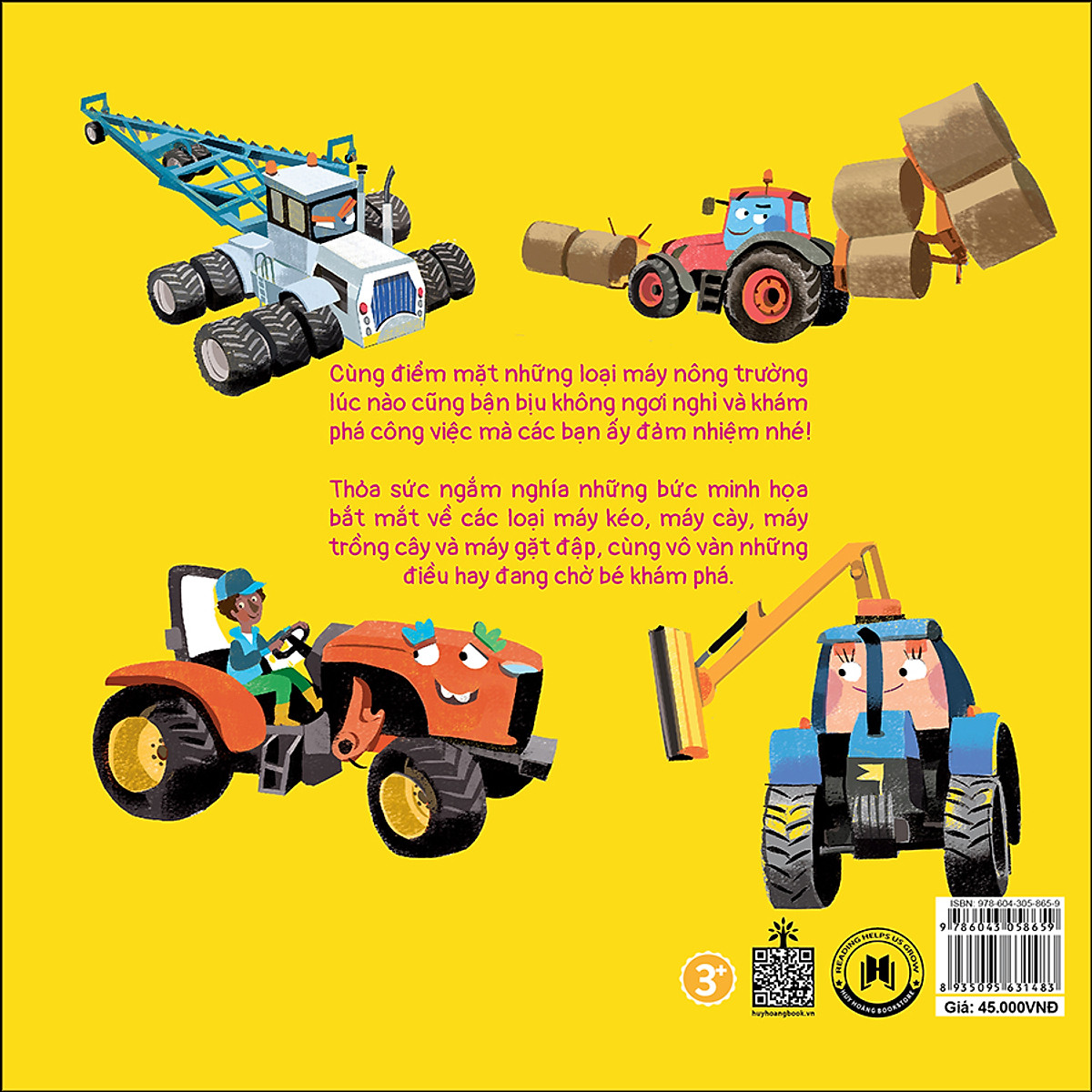 busy machines - tractors: những cỗ máy năng nổ - máy kéo (song ngữ anh - việt)