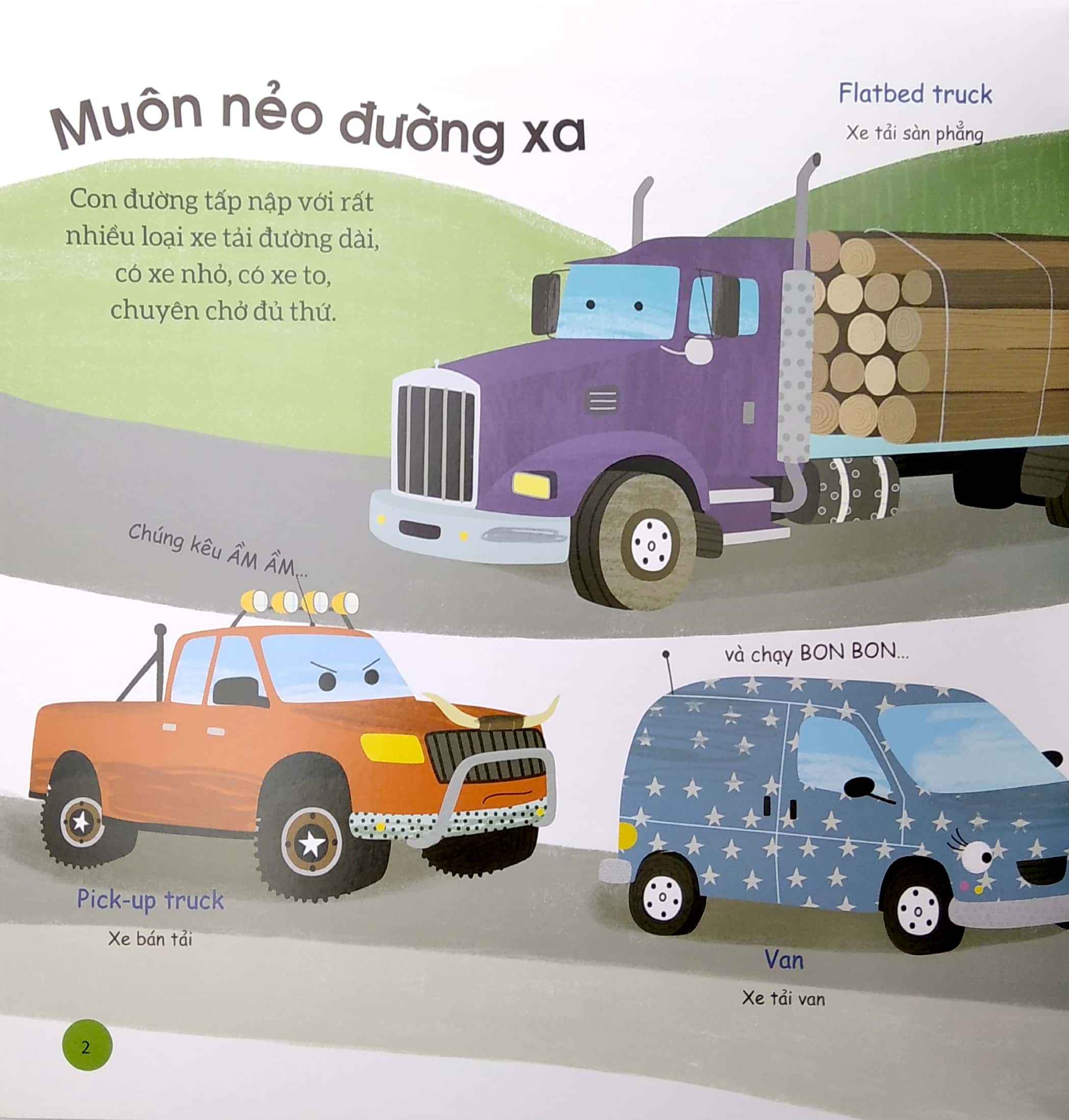 busy machines - trucks: những cỗ máy năng nổ - xe tải (song ngữ anh - việt)