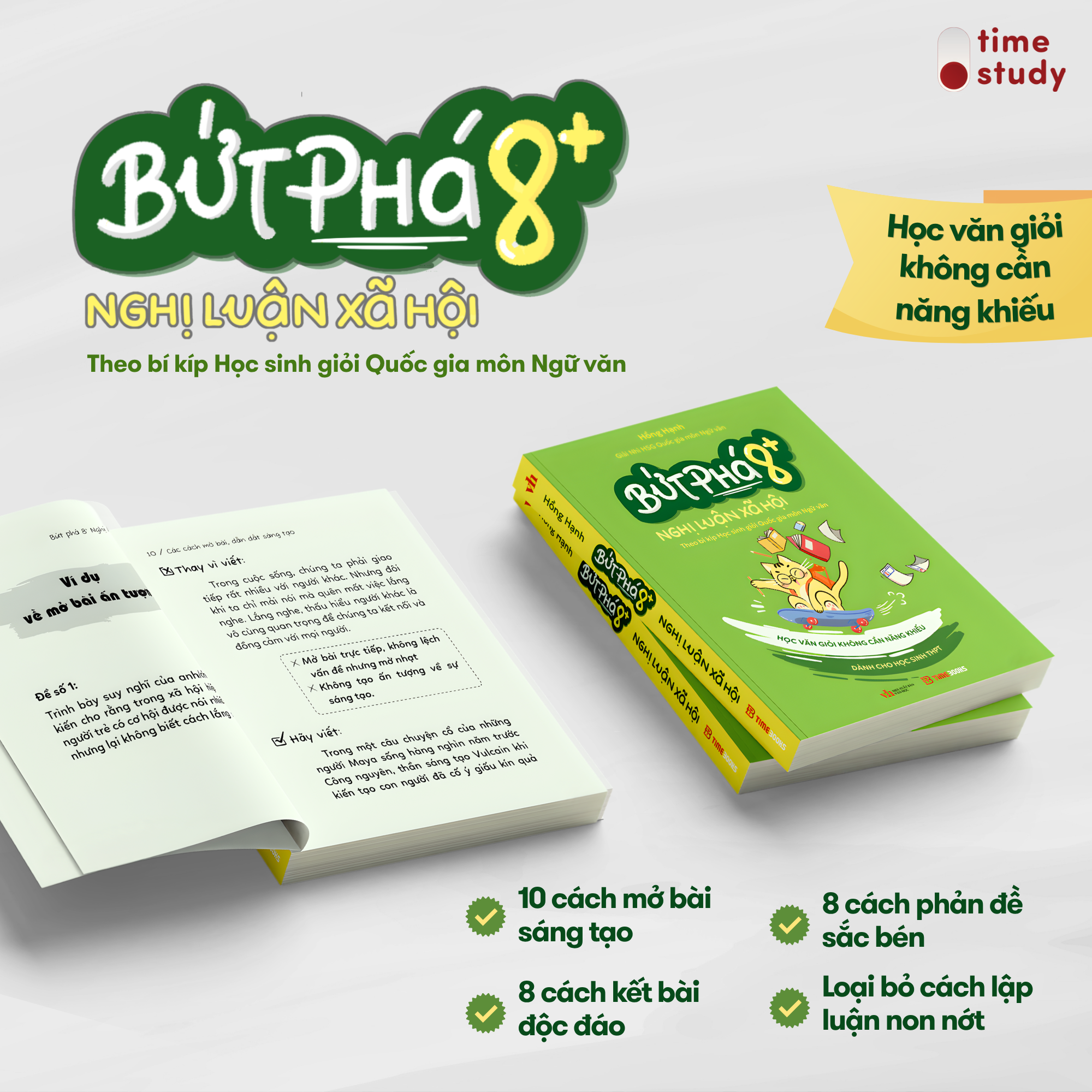 Bứt Phá 8+ Nghị Luận Xã Hội - Theo Bí Kíp Học Sinh Giỏi Quốc Gia Môn Ngữ Văn