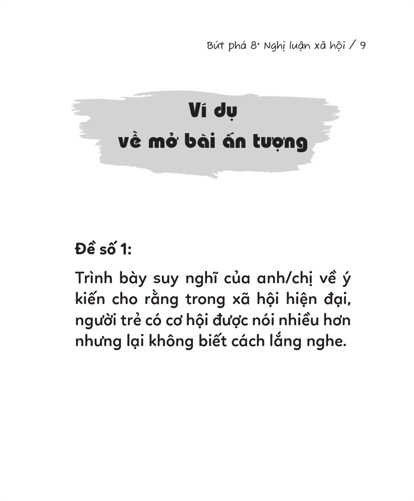 Bứt Phá 8+ Nghị Luận Xã Hội - Theo Bí Kíp Học Sinh Giỏi Quốc Gia Môn Ngữ Văn