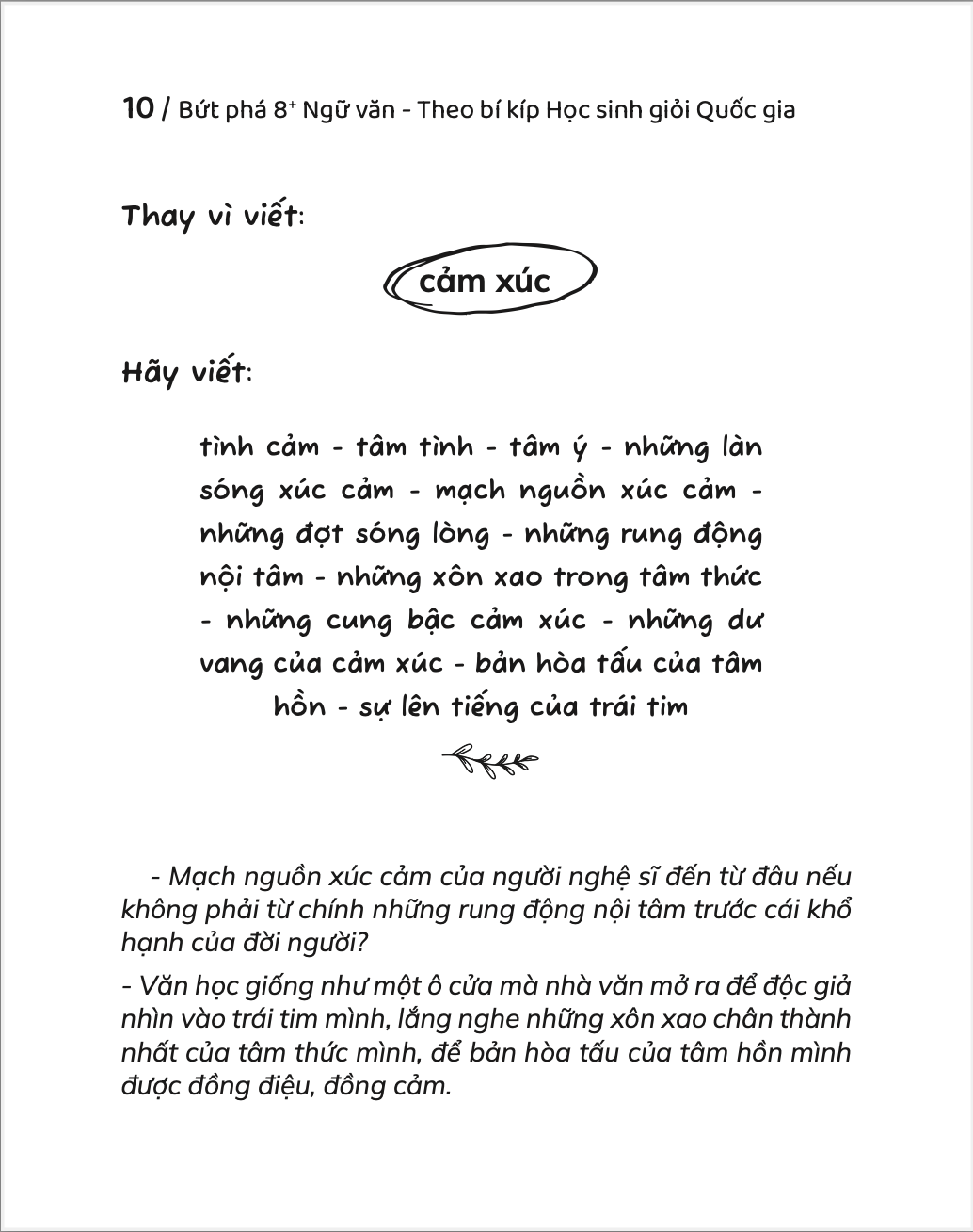 But Pha 8+ Ngu Van - Theo Bi Kip Hoc Sinh Gioi Quoc Gia - Danh Cho Hoc Sinh THPT