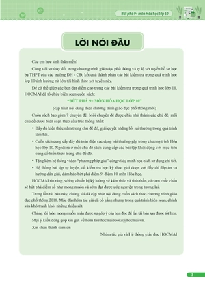 bứt phá 9+ lớp 10 - môn hóa học (theo chương trình gdpt mới) (tái bản 2024)