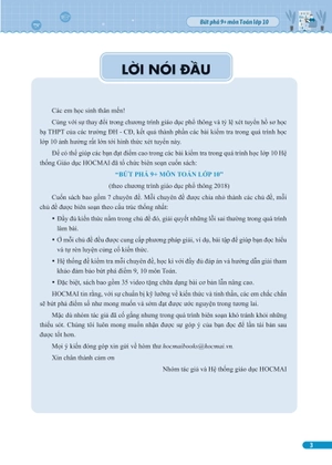 bứt phá 9+ lớp 10 - môn toán (theo chương trình gdpt mới) (tái bản 2024)