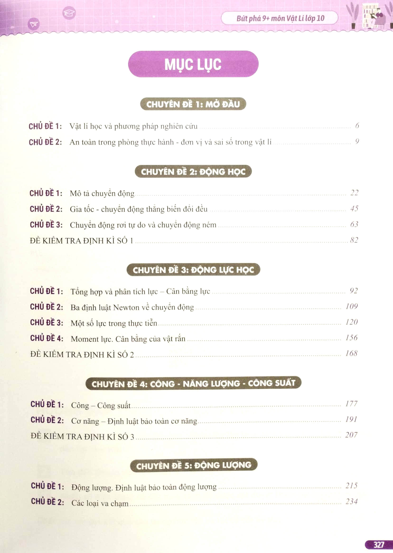 bứt phá 9+ lớp 10 - môn vật lí (theo chương trình giáo dục phổ thông mới) (tái bản 2023)