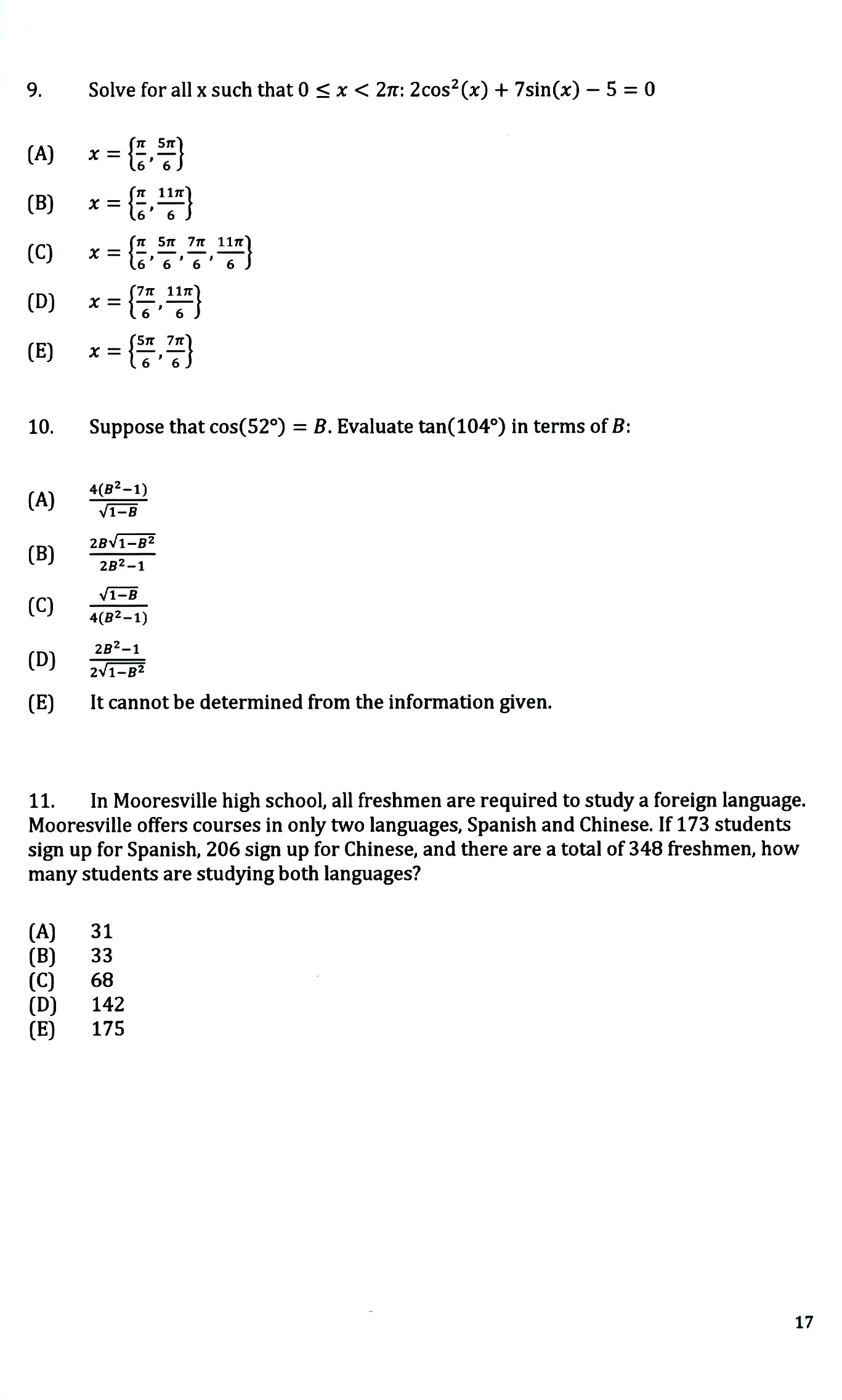 bứt phá điểm số sat 2 với 626 bài toán khó