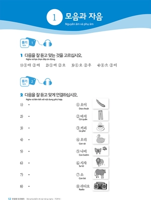 bứt phá điểm thi kỹ năng nghe topik i
