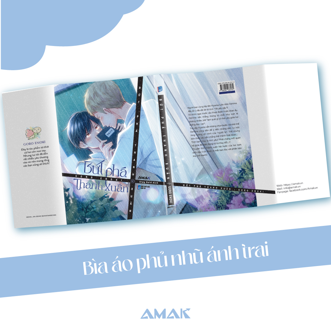 bứt phá thanh xuân - tặng kèm bìa áo + postcard nhũ ánh trai + standee pvc