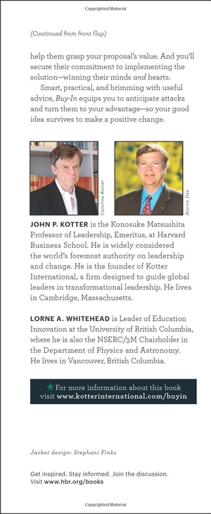 buy-in: saving your good idea from getting shot down