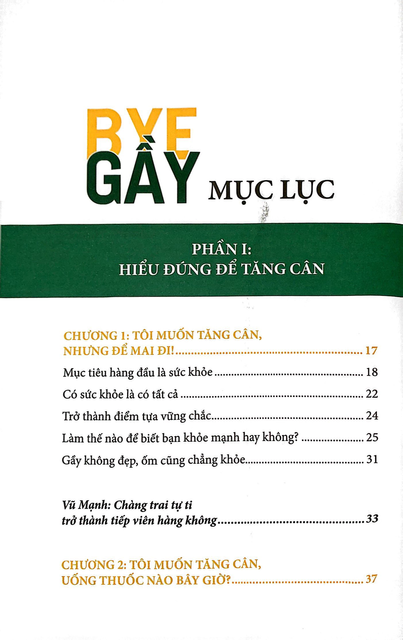 bye gầy - bí thuật từ kiện tướng thể hình