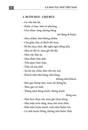 ca dao tục ngữ việt nam (tái bản 2023)