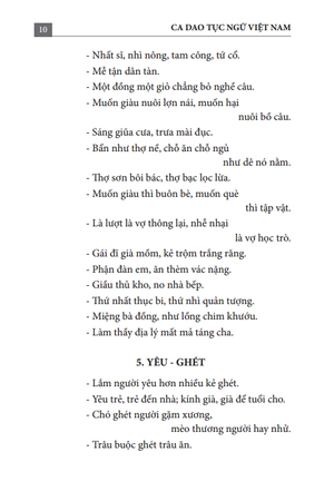 ca dao tục ngữ việt nam (tái bản 2023)