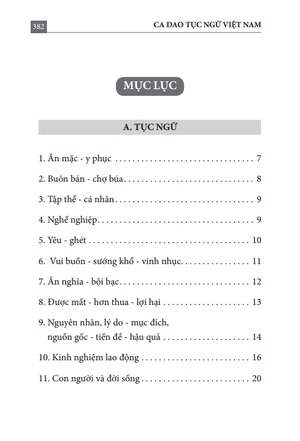 ca dao tục ngữ việt nam (tái bản 2023)