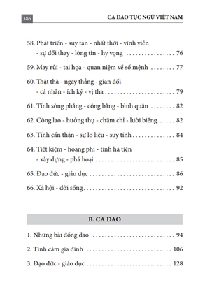 ca dao tục ngữ việt nam (tái bản 2023)