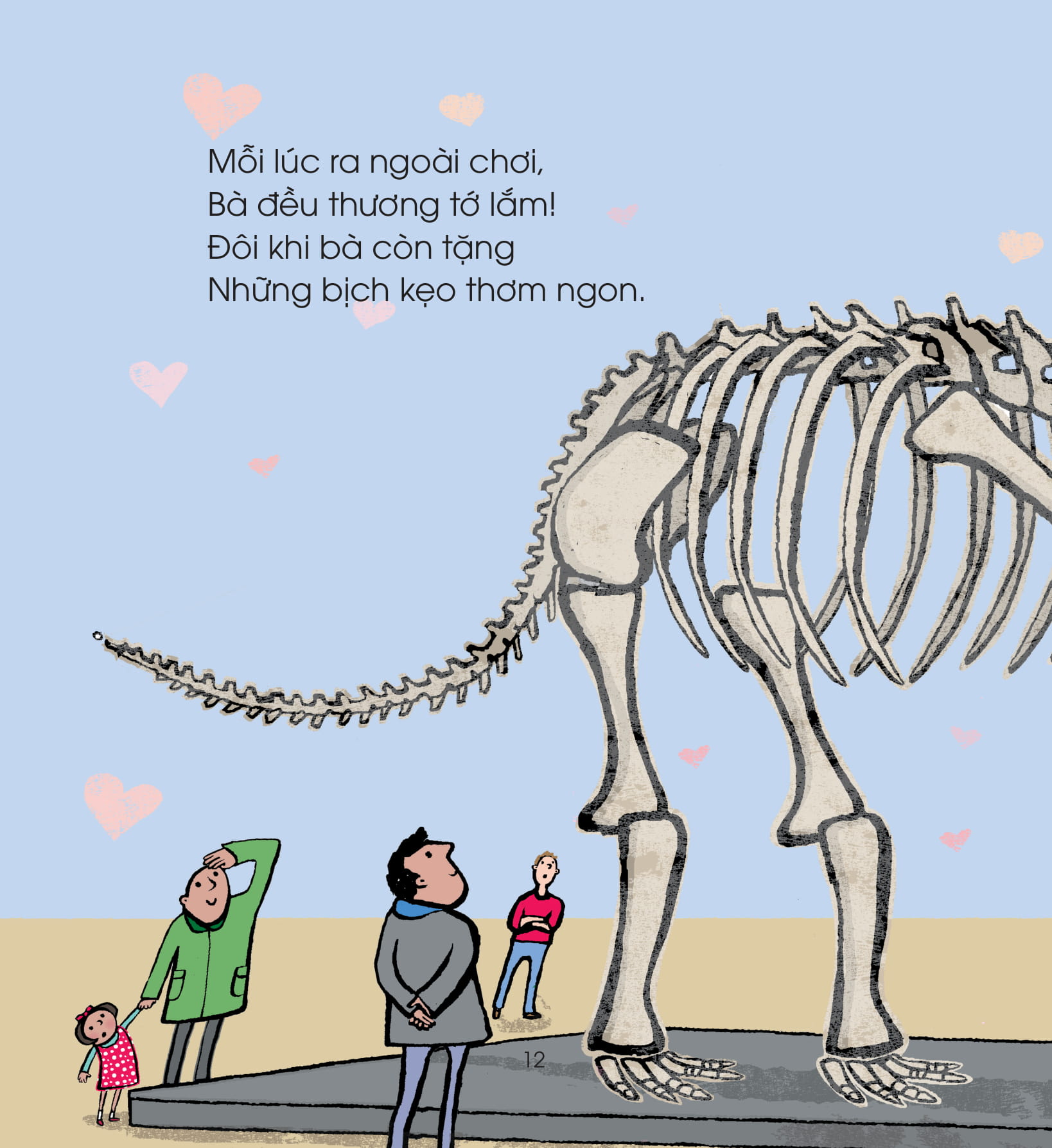 cả nhà thương nhau - vòng tay bà âu yếm