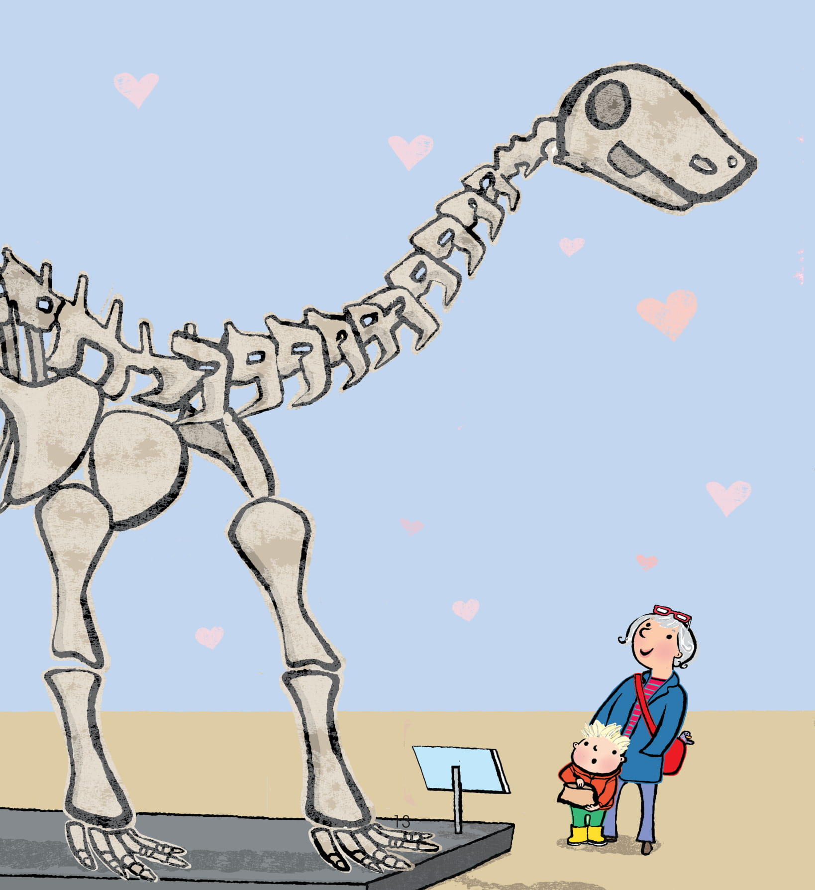 cả nhà thương nhau - vòng tay bà âu yếm