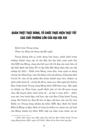 cả nước đồng lòng, tranh thủ mọi thời cơ, vượt qua mọi khó khăn, thách thức, quyết tâm thực hiện thắng lợi nghị quyết đại hội xiii của đảng
