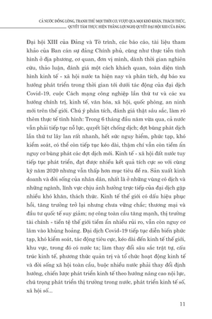 cả nước đồng lòng, tranh thủ mọi thời cơ, vượt qua mọi khó khăn, thách thức, quyết tâm thực hiện thắng lợi nghị quyết đại hội xiii của đảng