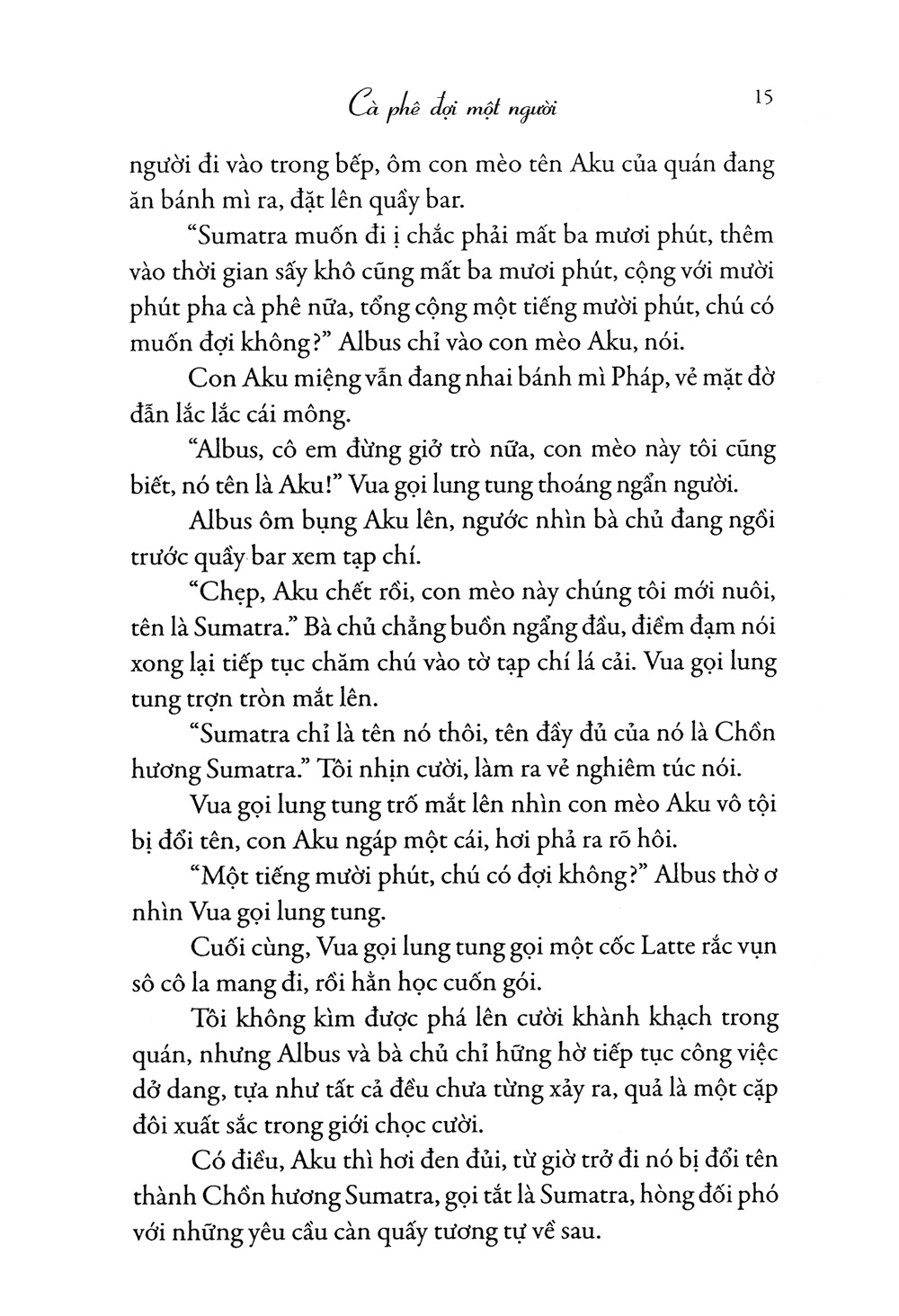 cà phê đợi một người (tái bản 2019)