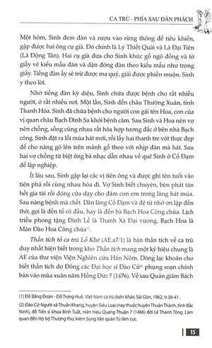 ca trù - phía sau đàn phách