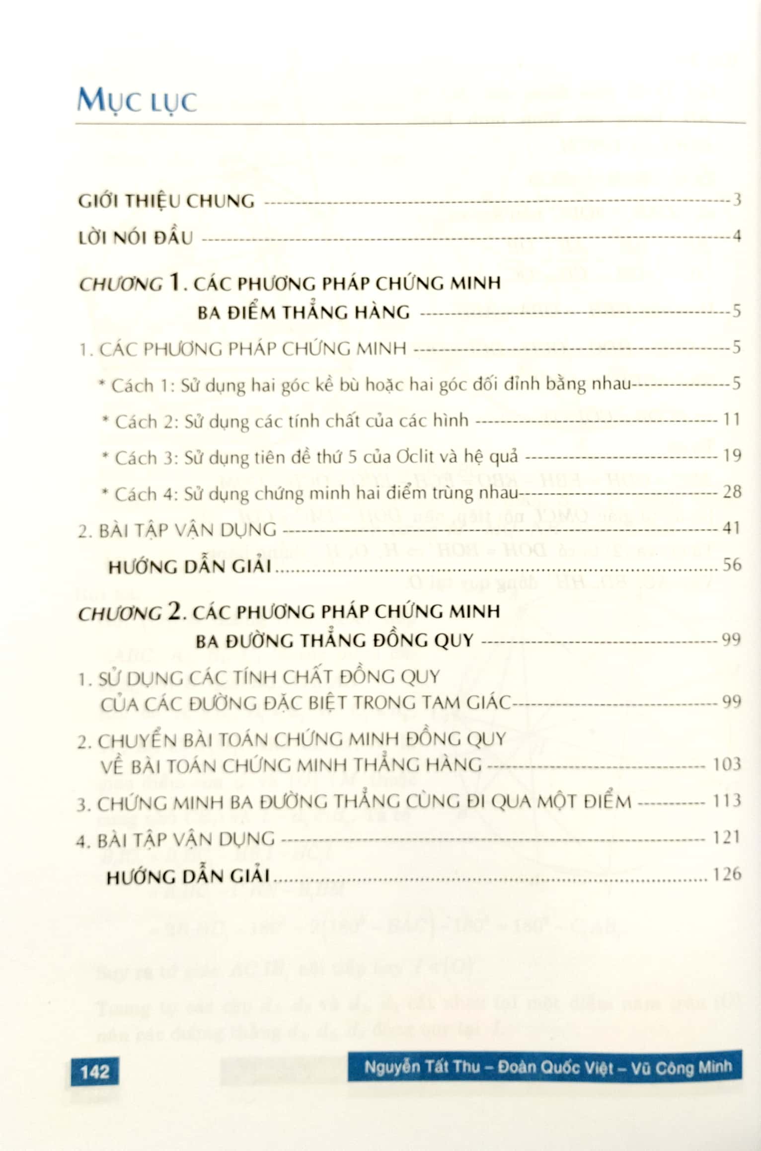 Cac Bai Toan Chung Minh Dong Quy-Thang Hang (Tai Ban 2022)