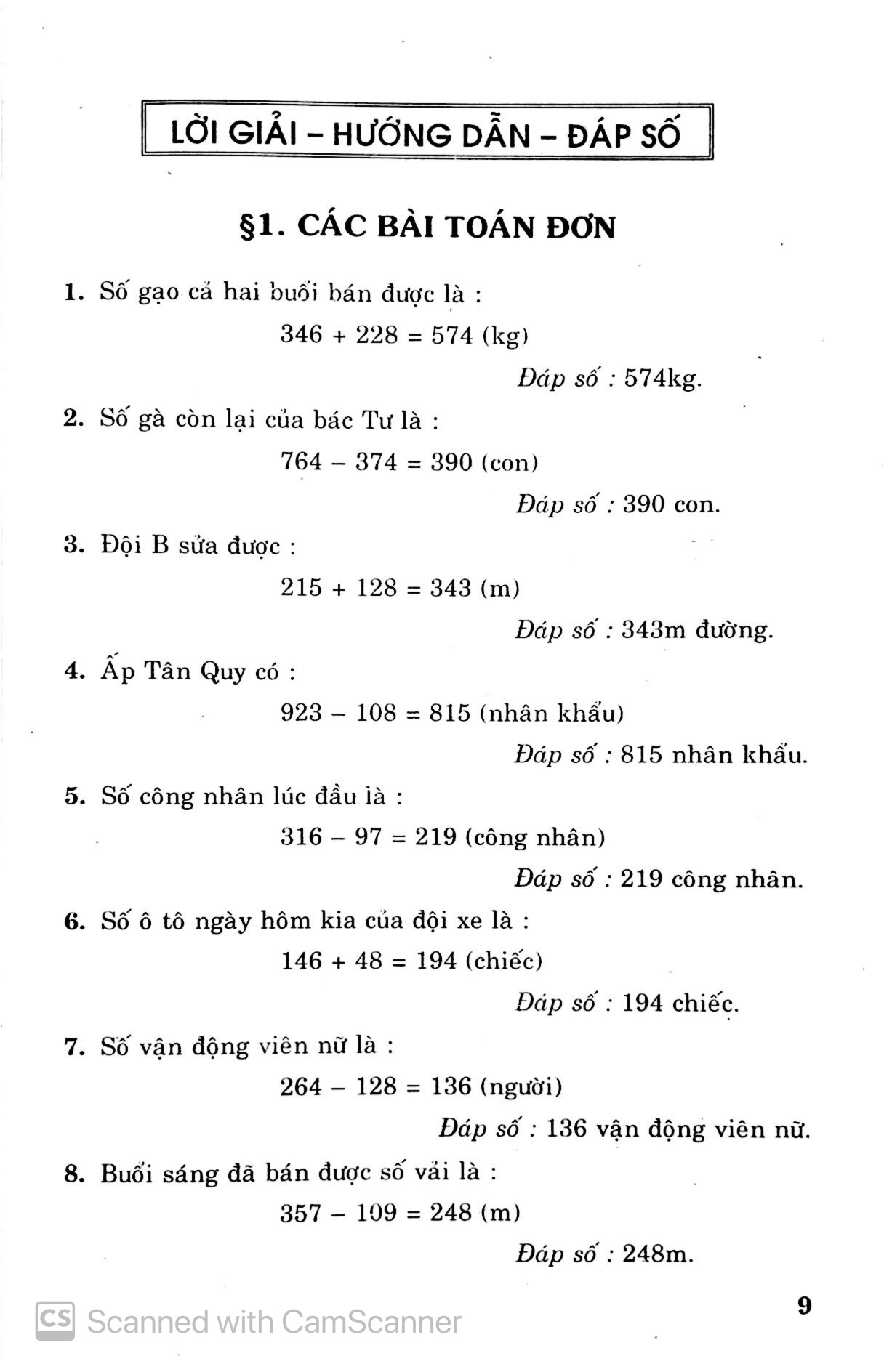 các bài toán đố 4