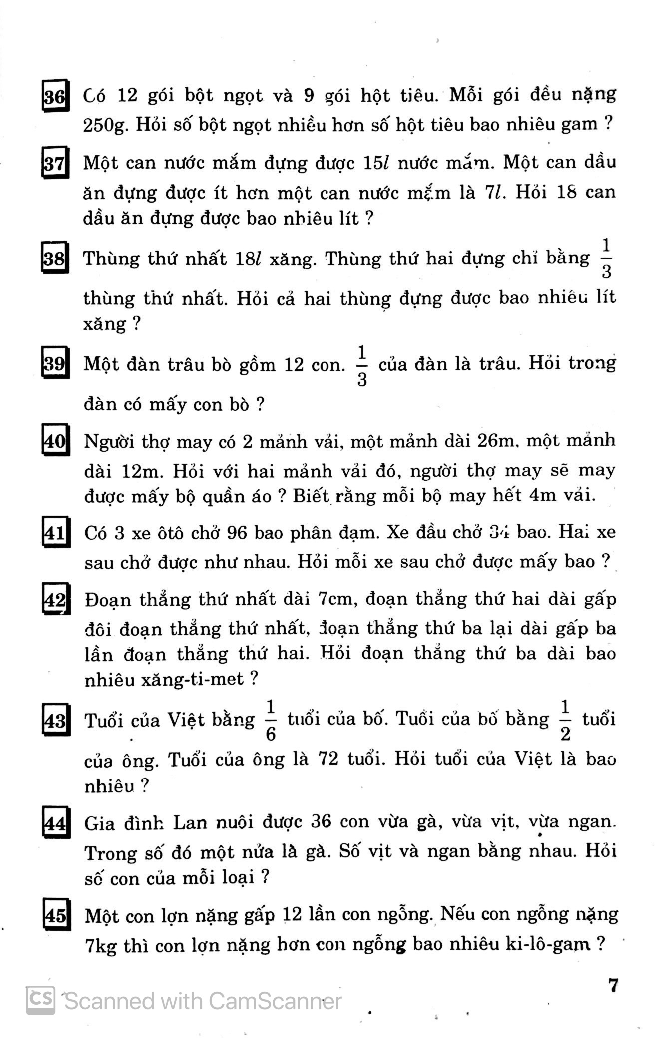 các bài toán đố 4